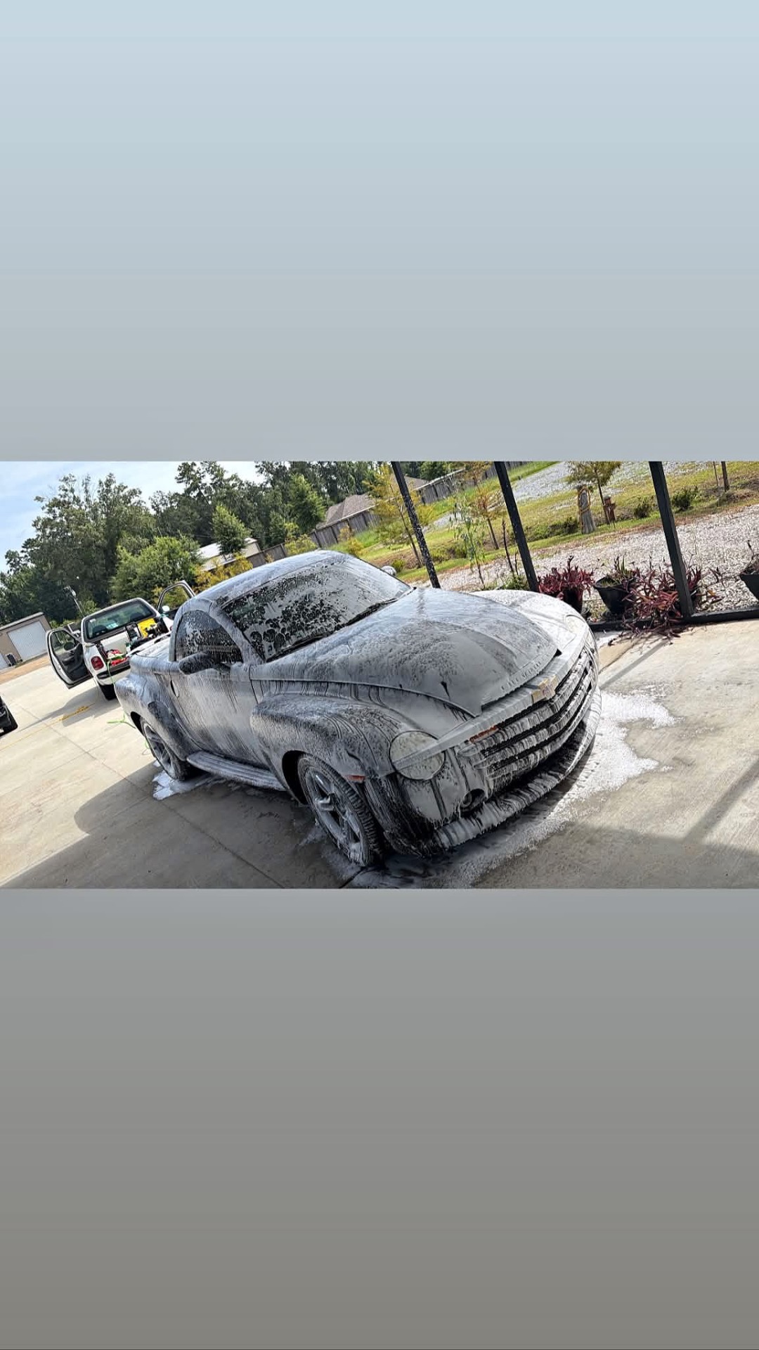 Freshly detailed black luxury car